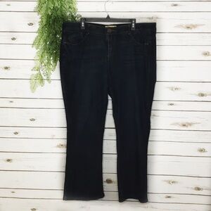 Democracy jeans women's size 20W "Ab" technology  plus size stretch dark